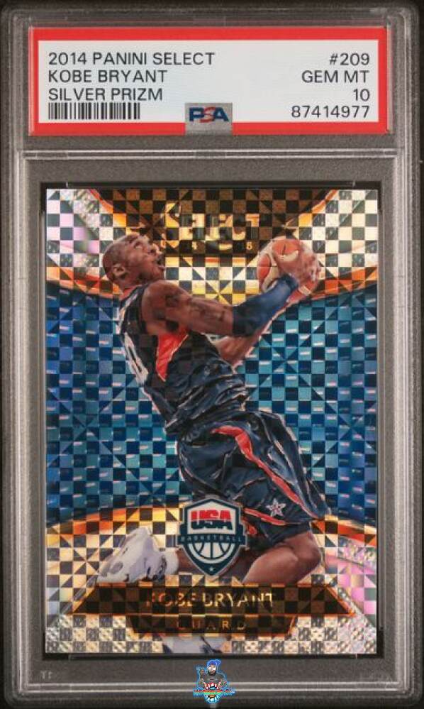 2014 Panini Select Courtside Silver Prizm Kobe Bryant #209