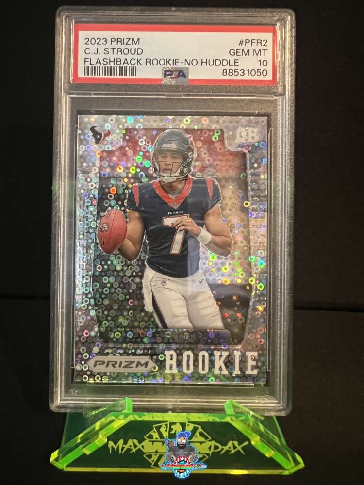 2023 Panini Prizm Prizm Flashback Rookie No Huddle Prizm CJ Stroud #PFR-2
