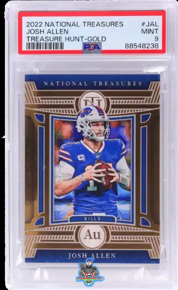 2022 National Treasures Treasure Hunt Gold Josh Allen #1 /10