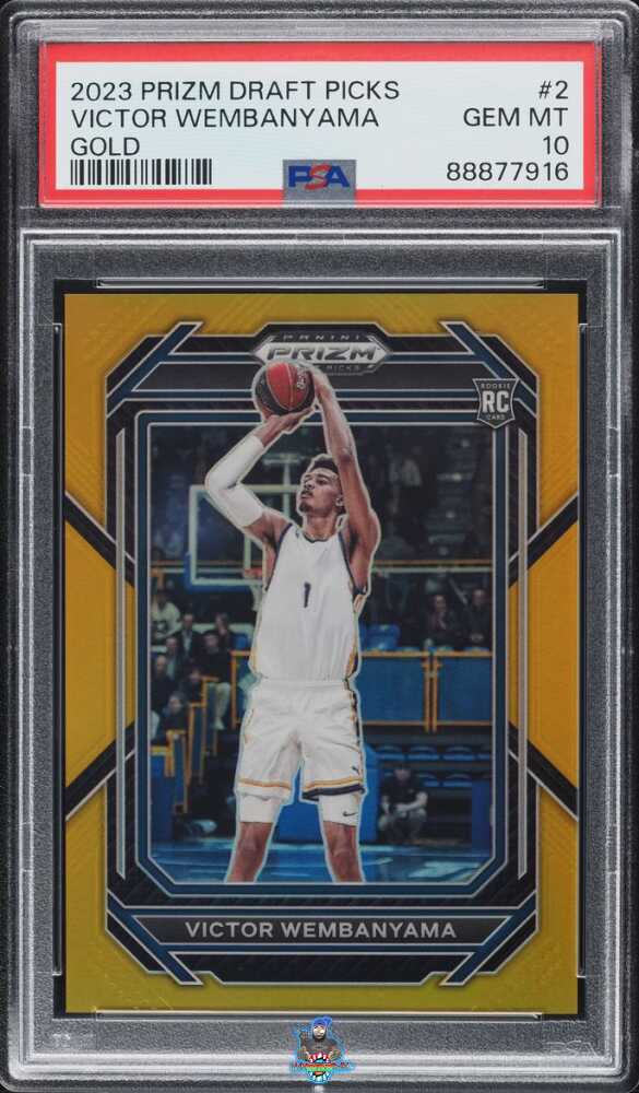 2023 Panini Prizm Draft Picks Gold Prizm Victor Wembanyama #2 /10