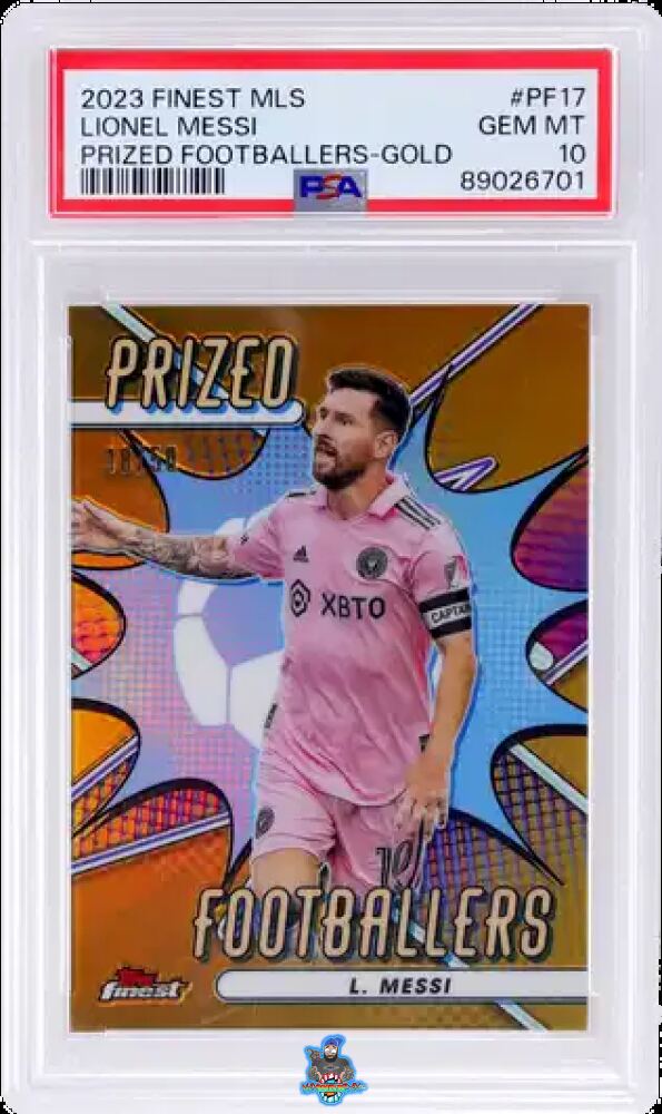 2023 Finest MLS Prized Footballers Gold Lionel Messi #PF17 /50