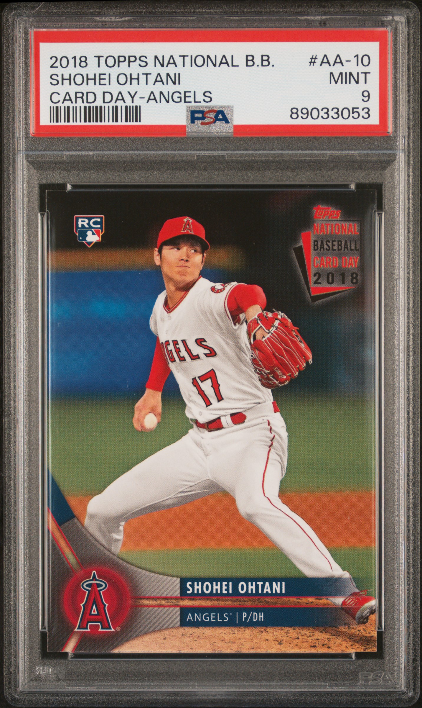 2018 Topps National Baseball Card Day Los Angeles Angels Shohei Ohtani #AA-10