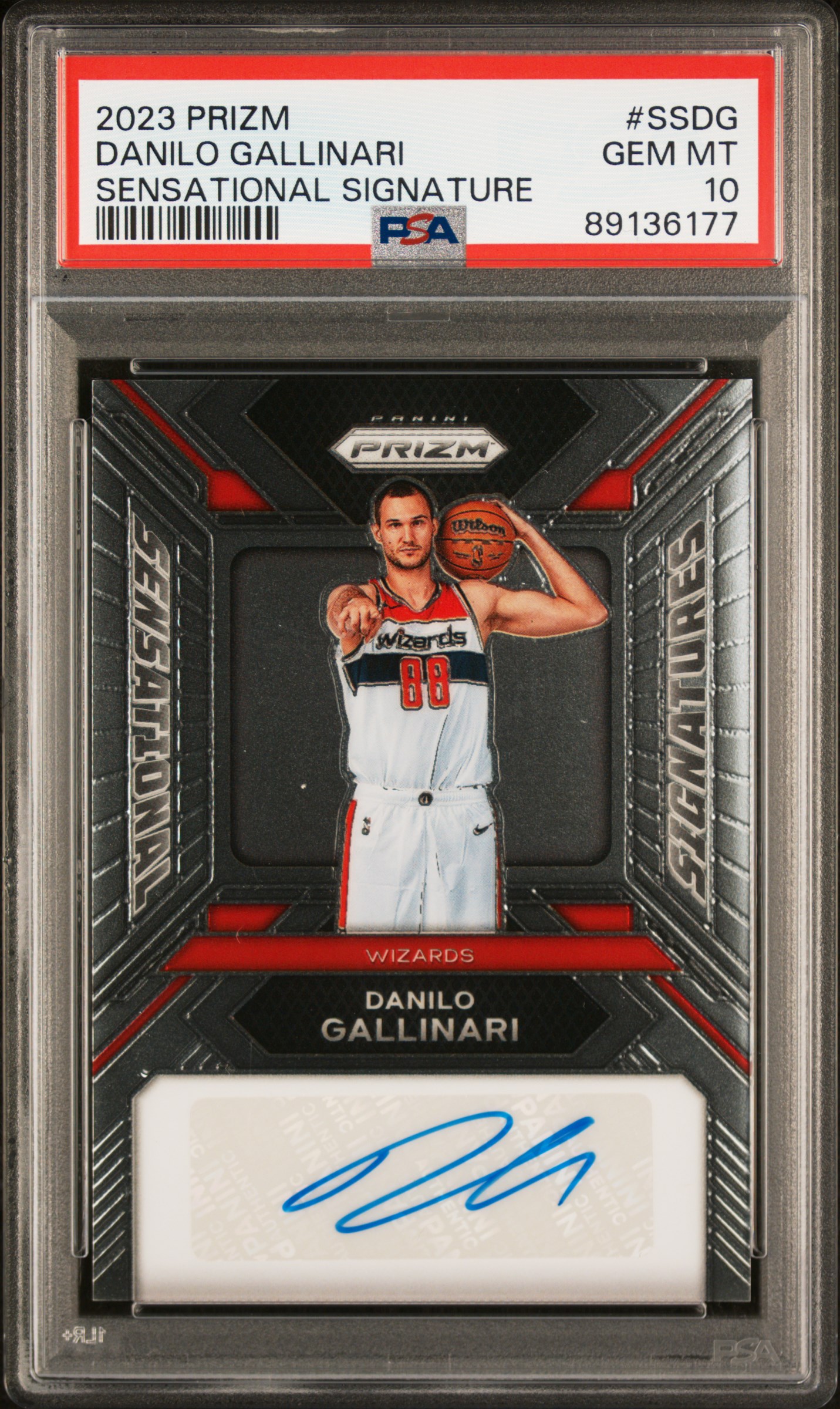 2023 Panini Prizm Sensational Signatures Danilo Gallinari #16