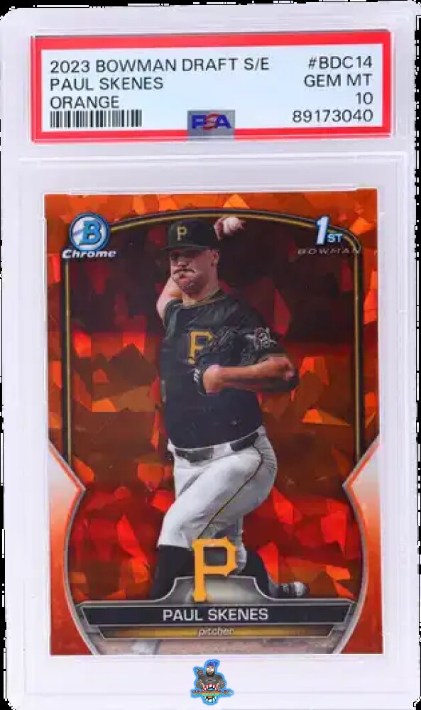 2023 Bowman Draft Sapphire Chrome Orange Paul Skenes #BDC-14 /25