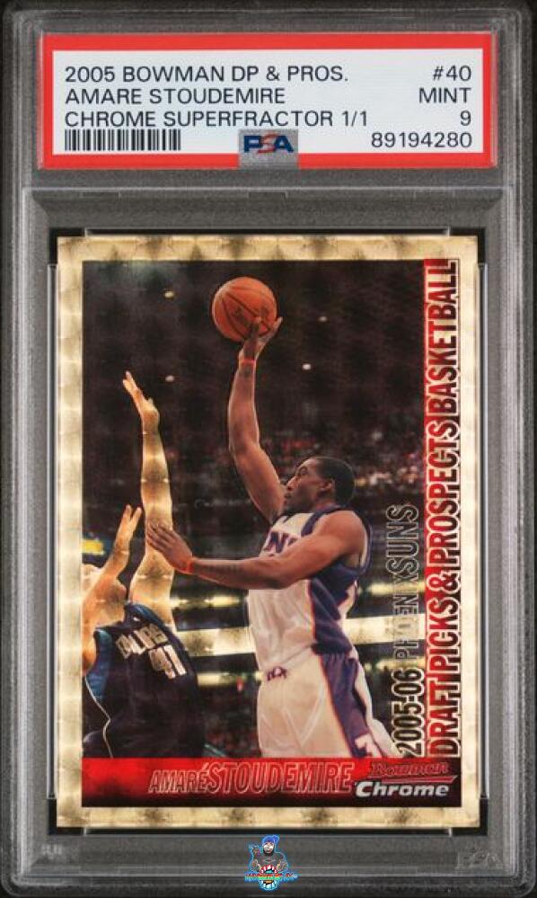2005 Bowman Chrome Superfractor Amare Stoudemire #40 /1