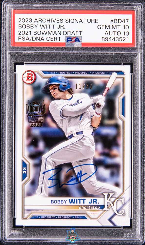 2023 Topps Archives Signature Series 2021 Bowman Draft Bobby Witt Jr. #BD47