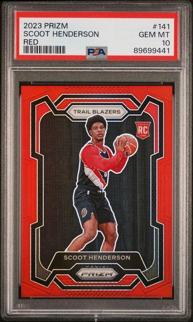 2023 Panini Prizm Scoot Henderson Red Prizm