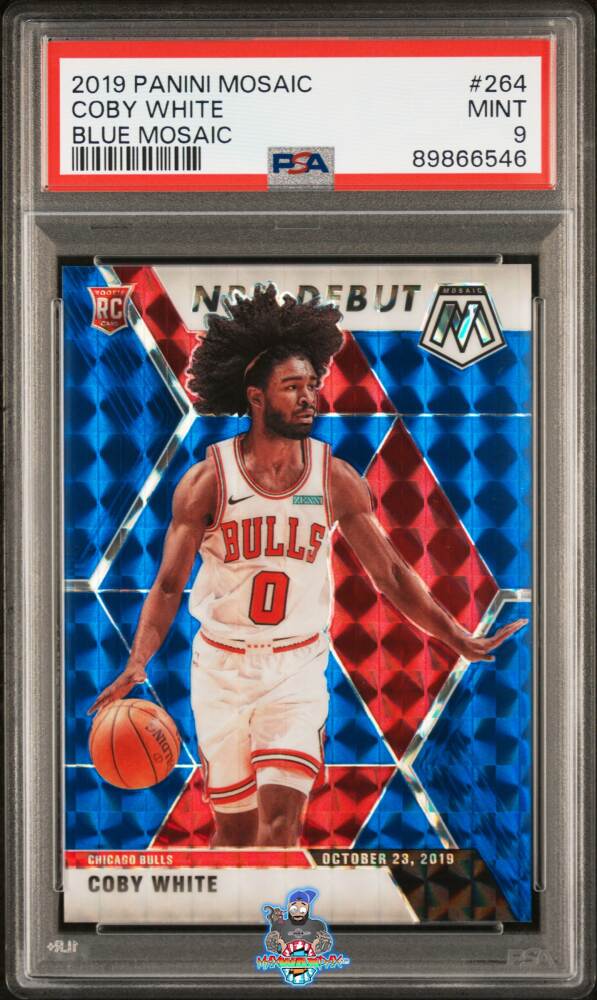 2019 Panini Mosaic Blue Mosaic Coby White #264 /99