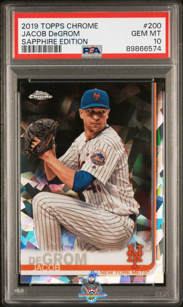2019 Topps Chrome Sapphire Edition Jacob Degrom #200