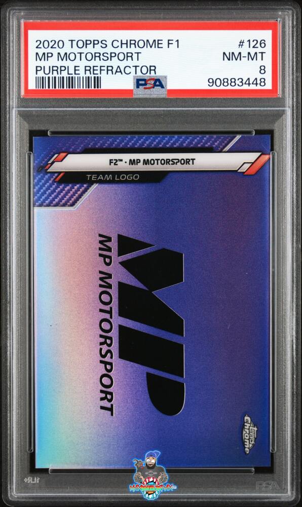 2020 Topps Chrome Formula 1 Purple Refractor Mp Motorsport #126 /399