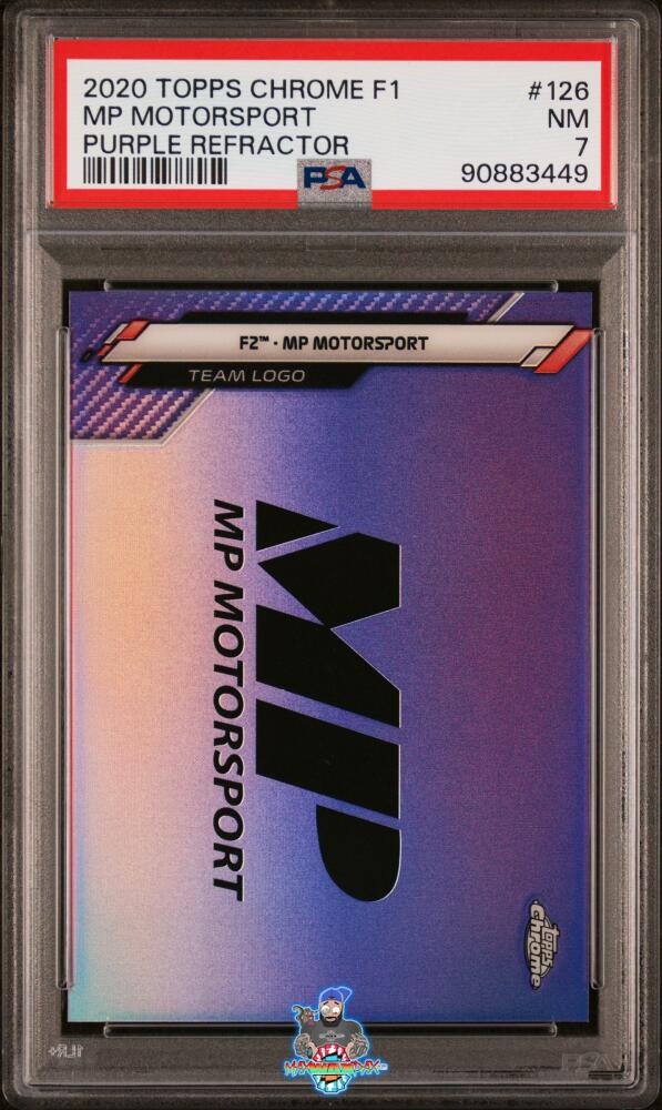 2020 Topps Chrome Formula 1 Purple Refractor Mp Motorsport #126 /399