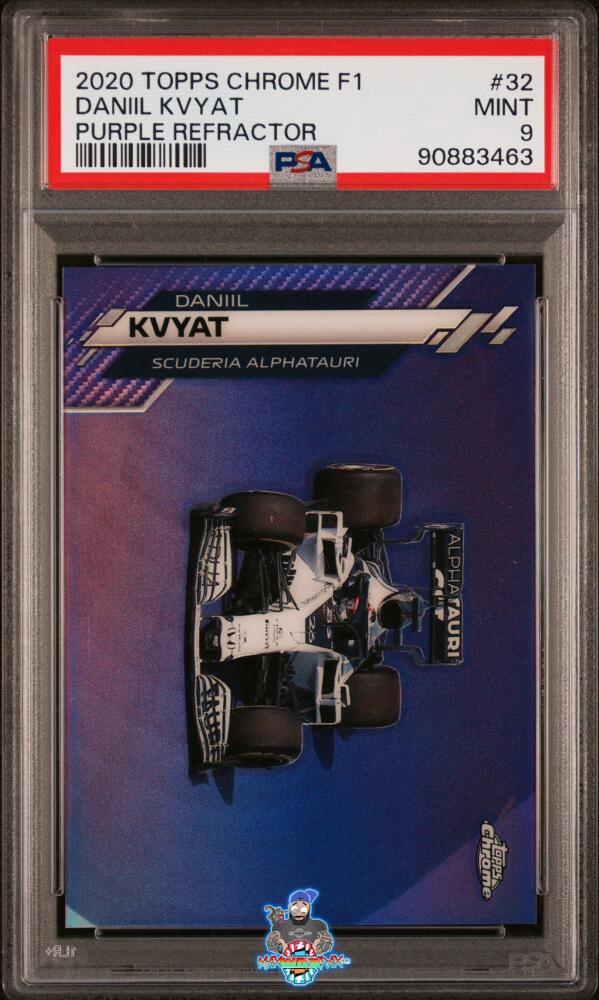 2020 Topps Chrome Formula 1 Purple Refractor Daniil Kvyat #32 /399