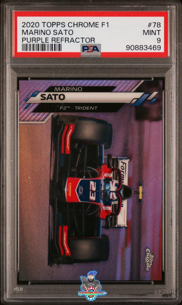 2020 Topps Chrome Formula 1 Purple Refractor Marino Sato #78 /399