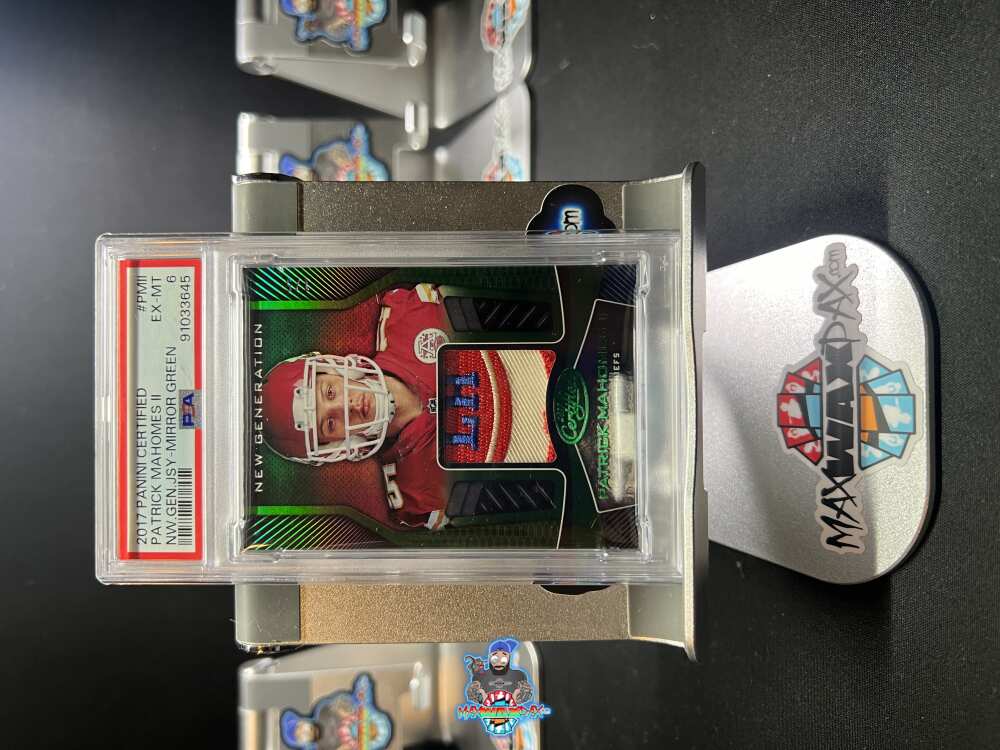 2017 Panini Certified New Generation Jersey Mirror Green Patrick Mahomes II #7 /5