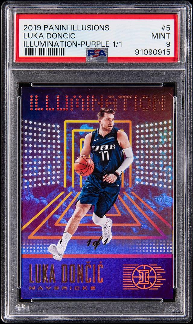 2019 Panini Illusions Illumination Purple Luka Doncic #5 /1