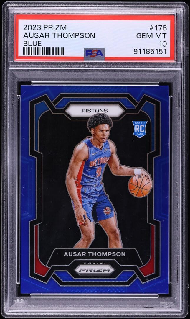2023 Panini Prizm Ausar Thompson Blue Prizm