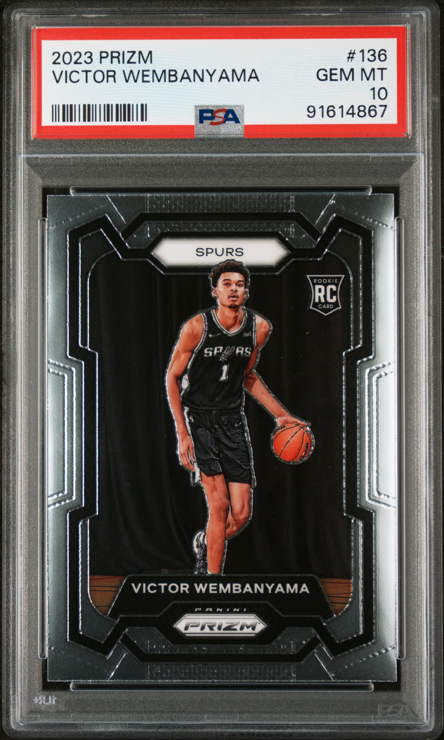 2023 Panini Prizm Victor Wembanyama #136