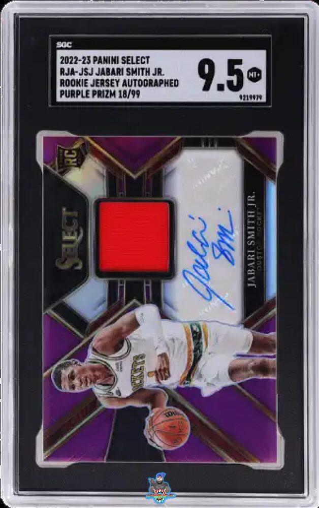 2022 Panini Select Rookie Jersey Auto. Purple Prizm Jabari Smith Jr. #RJA-JSJ