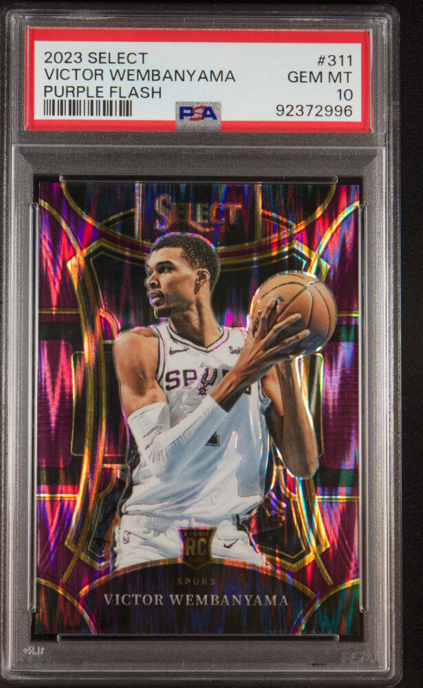 2023 Select Prizms Purple Flash Victor Wembanyama #311 /175
