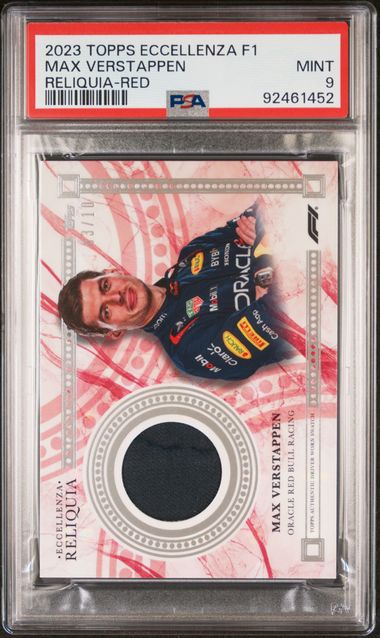 2023 Topps Eccellenza Formula 1 Reliquia Red Max Verstappen /10