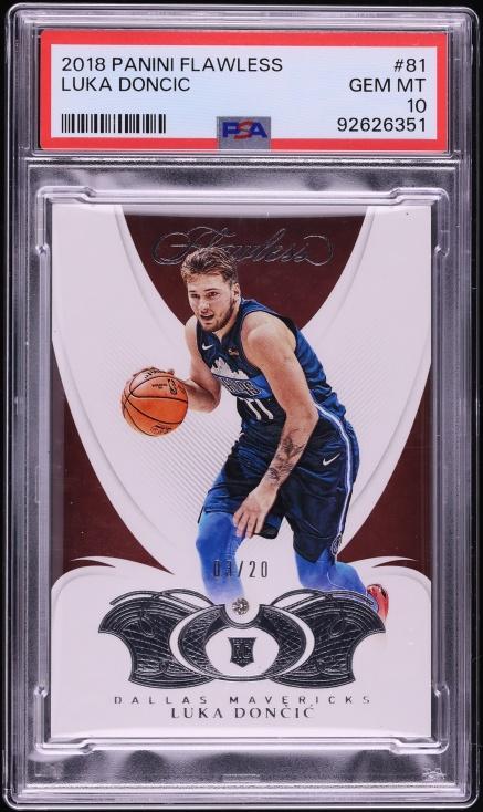 2018 Panini Flawless Luka Doncic #81 /20
