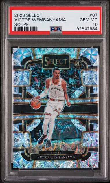 2023 Panini Select Concourse Scope Victor Wembanyama #87