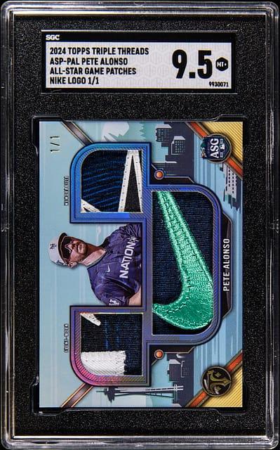 2024 Topps Triple Threads All-Star Game Patches Nike Logo 1/1 Pete Alonso #ASP-PAL