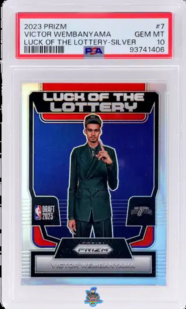 2023 Panini Prizm Luck of the Lottery Silver Prizm Victor Wembanyama #7