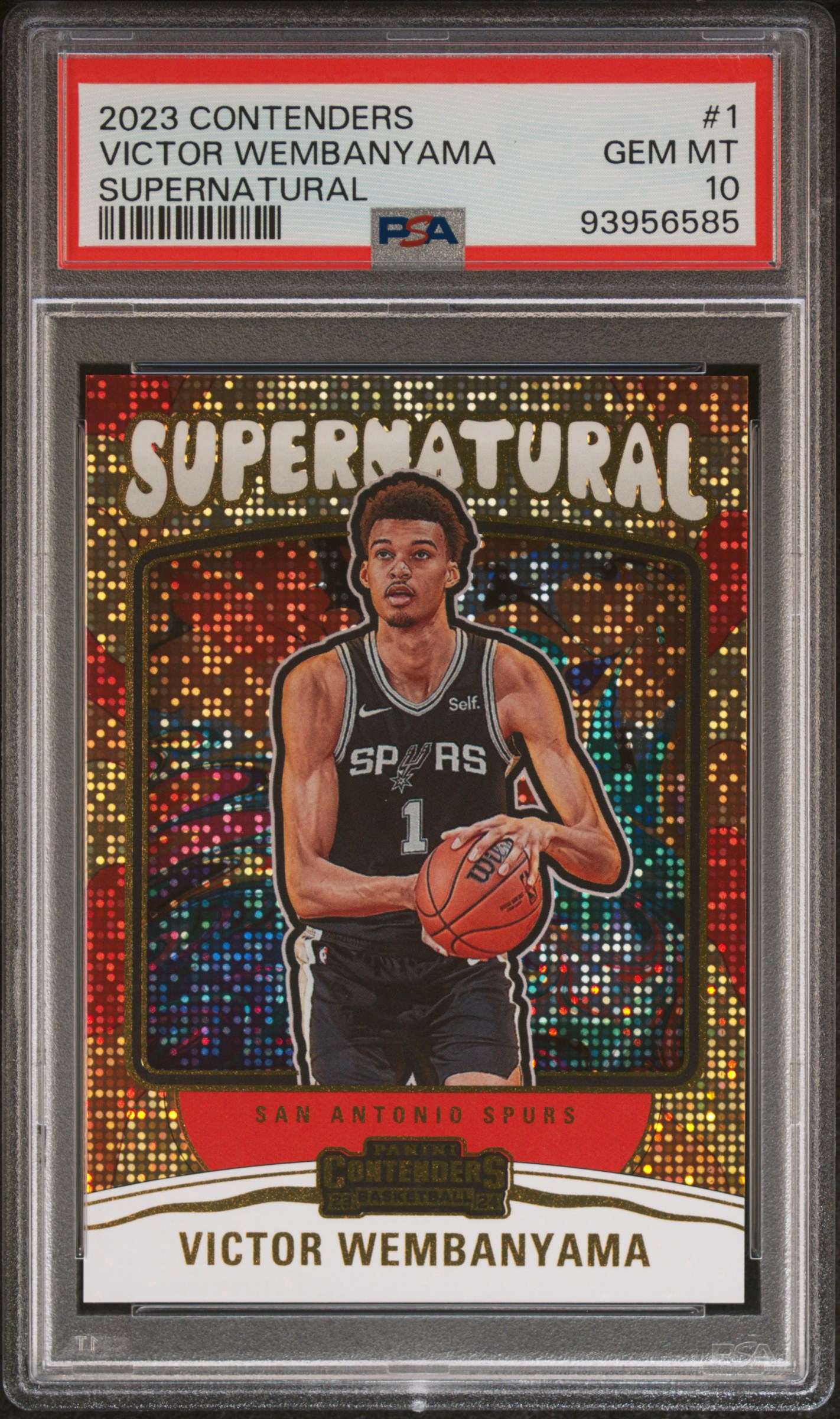 2023 Panini Contenders Supernatural Victor Wembanyama #1