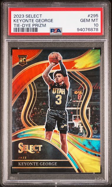 2023 Panini Select Courtside Tie Dye Prizm Keyonte George #295 /25