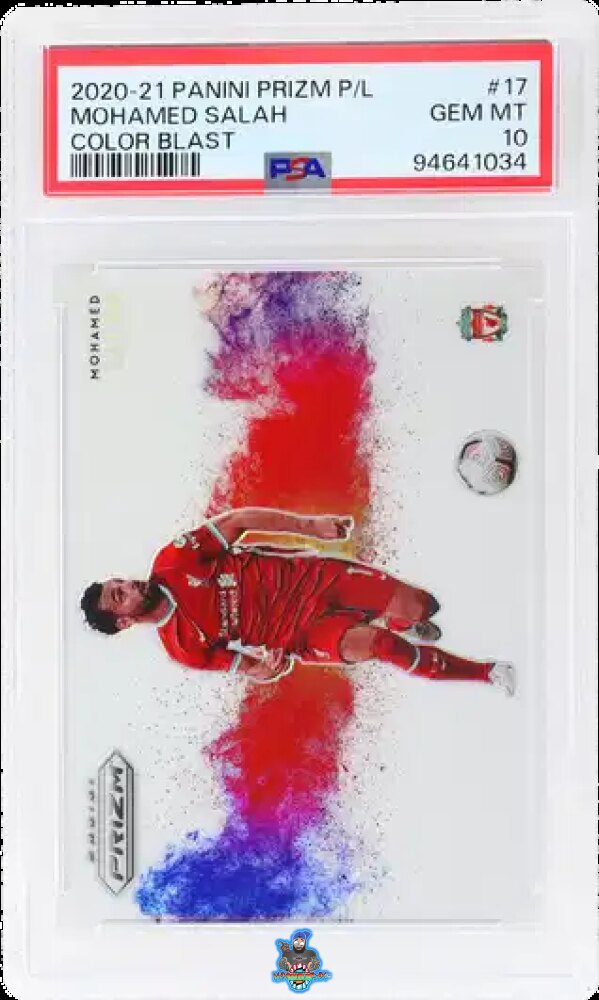2020 Panini Prizm Premier League Color Blast Mohamed Salah #17