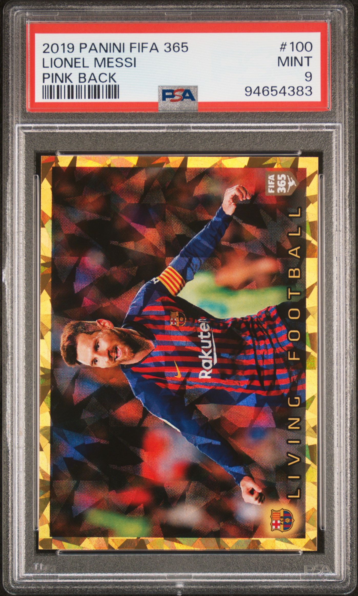 2019 Panini Fifa 365 Pink Back Lionel Messi #100