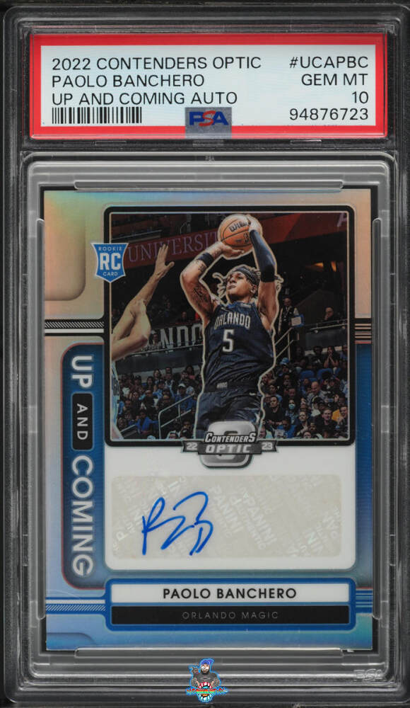 2022 Panini Contenders Optic Up and Coming Autographs Paolo Banchero #UCAPBC
