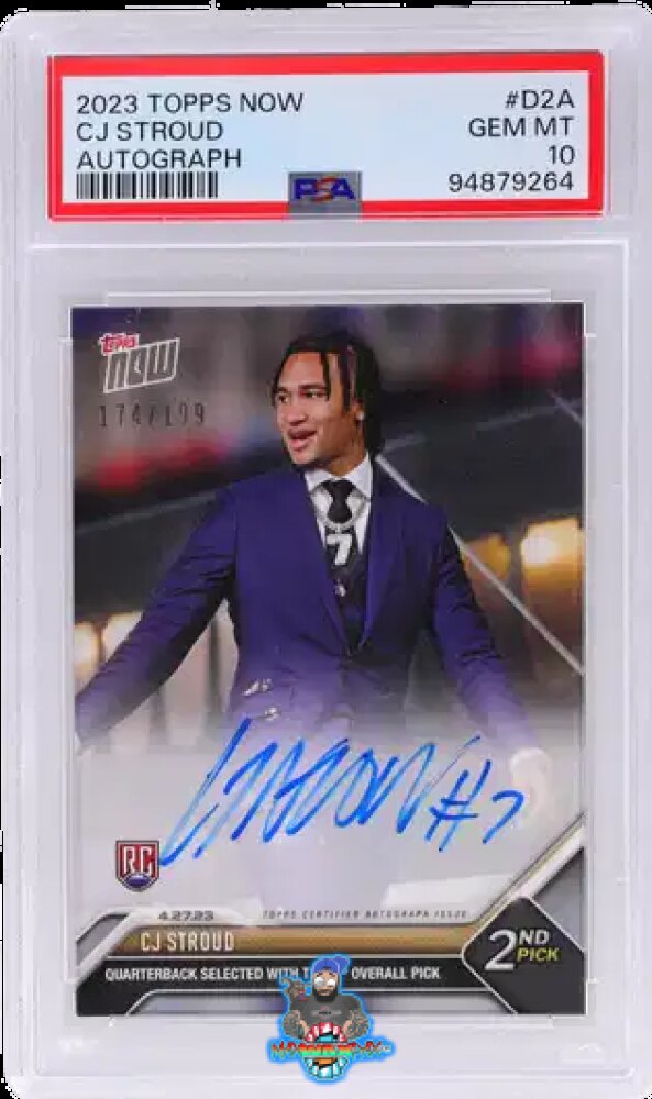 2023 Topps Now Autograph Silver CJ Stroud #D2AG /199