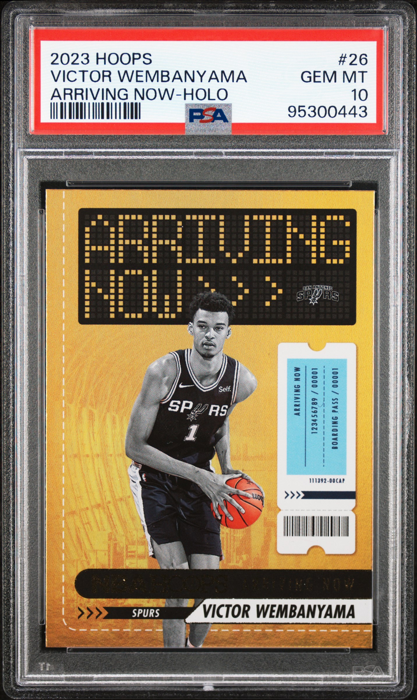 2023 Panini Hoops Arriving Now Holo Victor Wembanyama #26