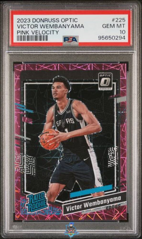 2023 Donruss Optic Rated Rookie Pink Velocity Victor Wembanyama #225 /79