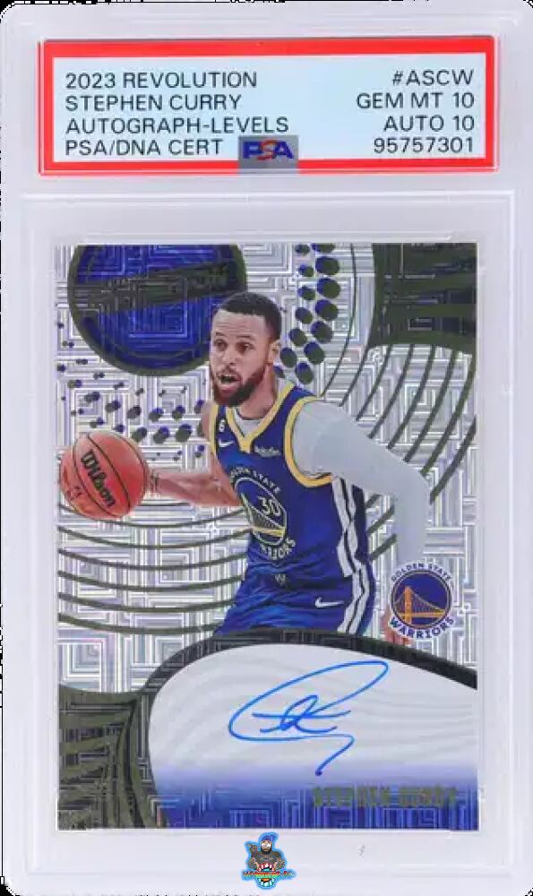 2023 Panini Revolution Autograph Levels Stephen Curry #ASCW