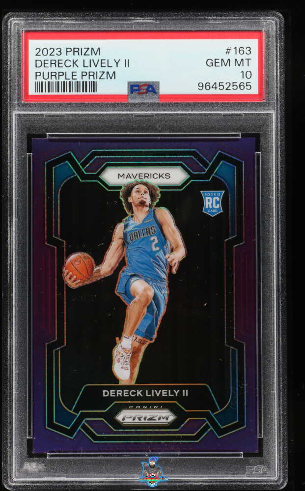 2023 Panini Prizm Purple Prizm Dereck Lively II #163 /99