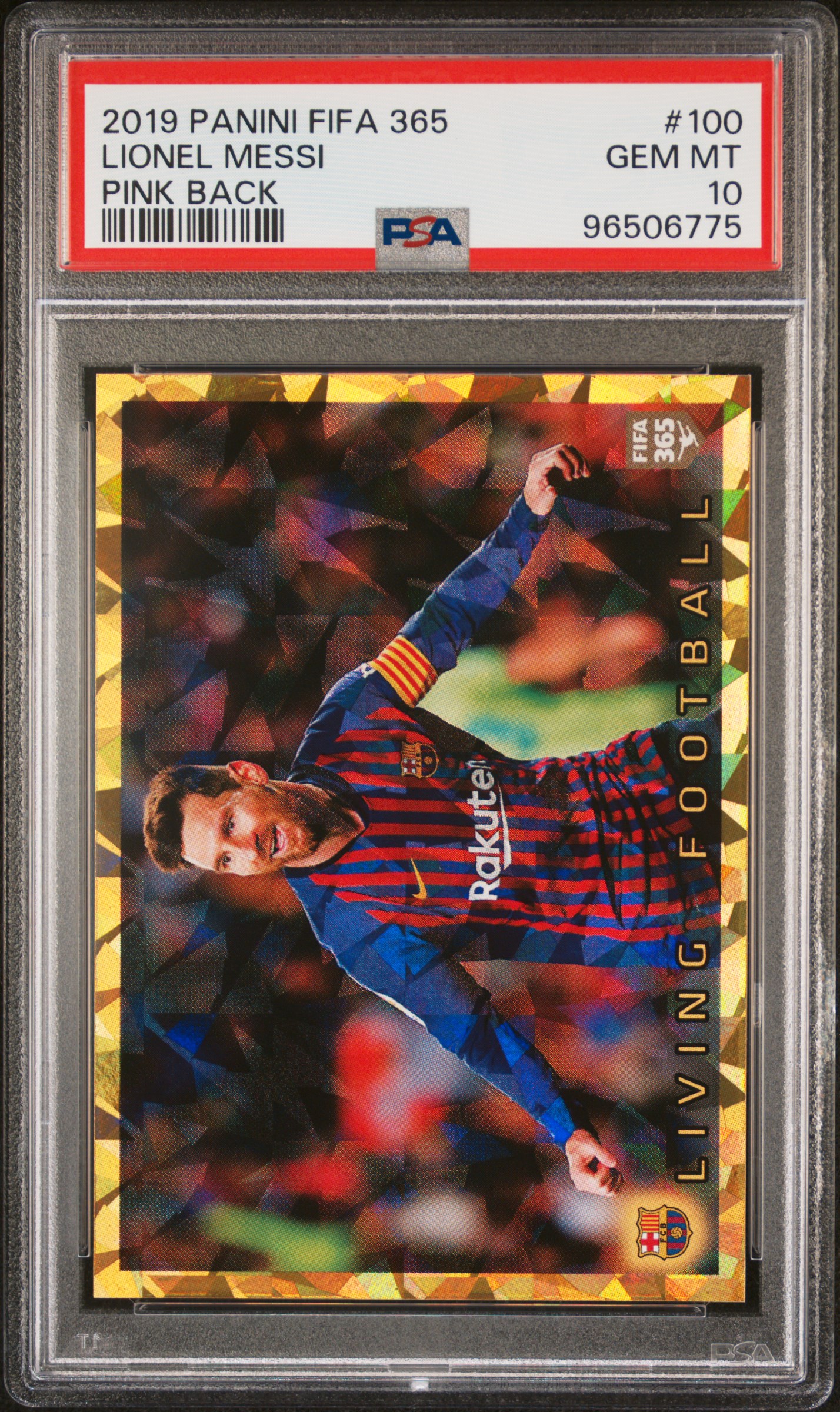 2019 Panini Fifa 365 Pink Back Lionel Messi #100