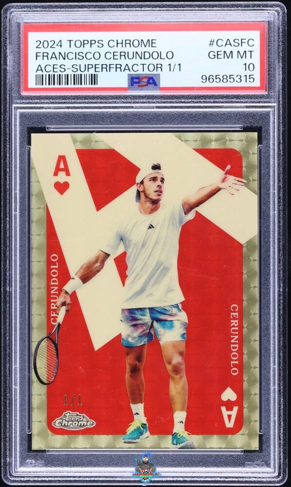 2024 Topps Chrome Tennis Aces Superfractor 1/1 Francisco Cerundolo #CASFC