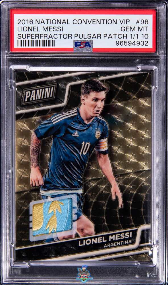 2016 National Convention VIP Superfractor Pulsar Patch 1/1 Lionel Messi #98 /1