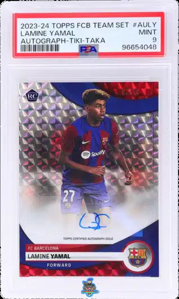 2023 Topps Fc Barcelona Team Set Autograph Tiki Taka Lamine Yamal #AULY