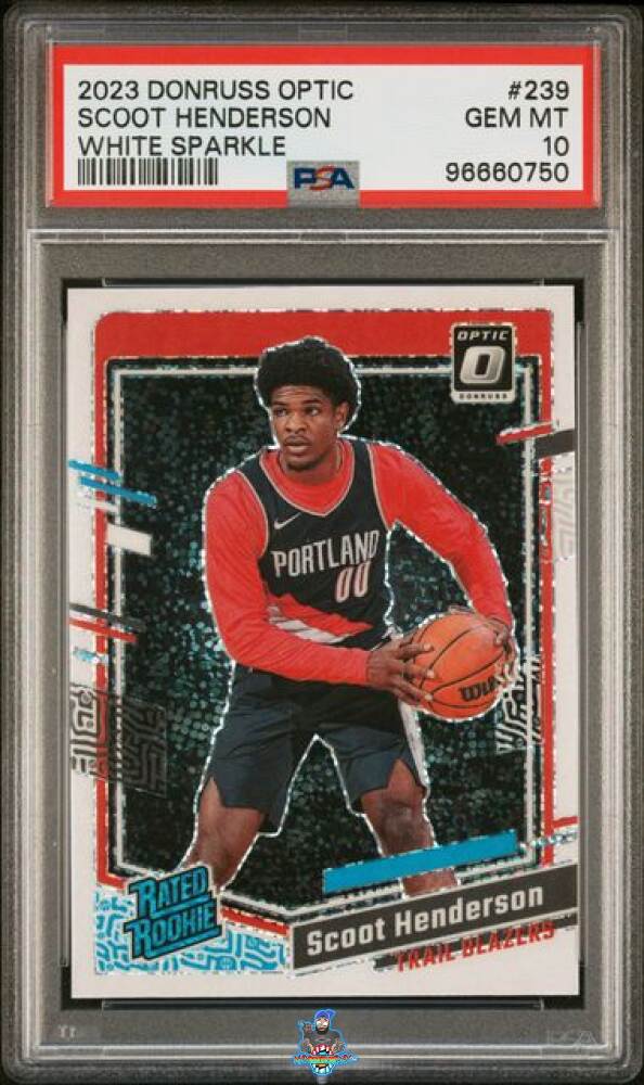 2023 Donruss Optic Rated Rookie White Sparkle Scoot Henderson #239