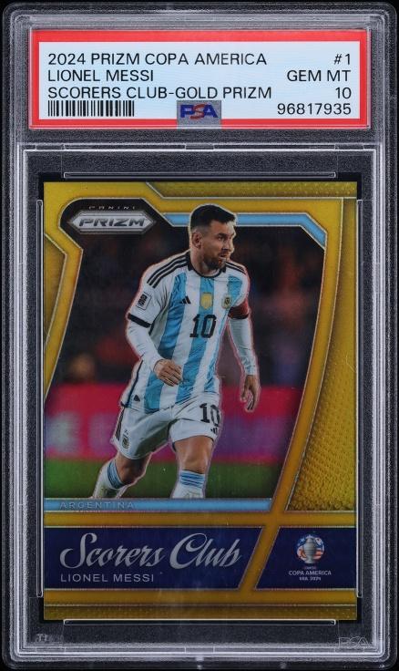 2024 Panini Prizm Copa America Scorers Club Gold Prizm Lionel Messi #1 /10