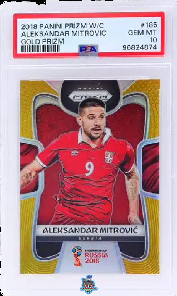 2018 Panini Prizm World Cup Gold Prizm Aleksandar Mitrovic #185 /10