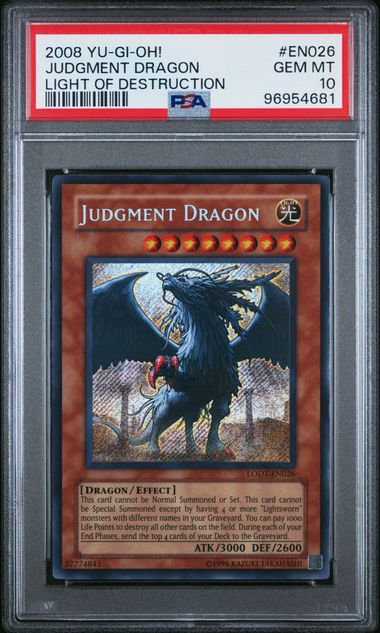 2008 Yu-Gi-Oh! Light of Destruction Light of Destruction Judgment Dragon #EN026