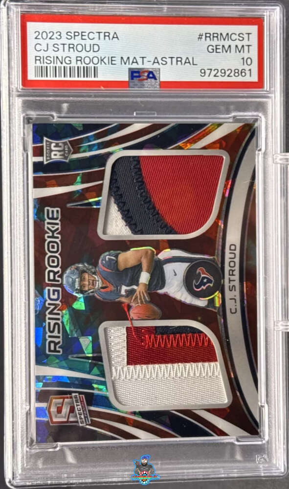2023 Panini Spectra Rising Rookie Materials Astral CJ Stroud #2 /40