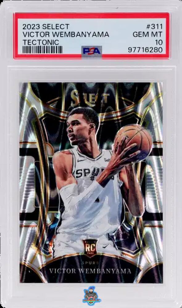 2023 Panini Select Mezzanine Level Tectonic Victor Wembanyama #311