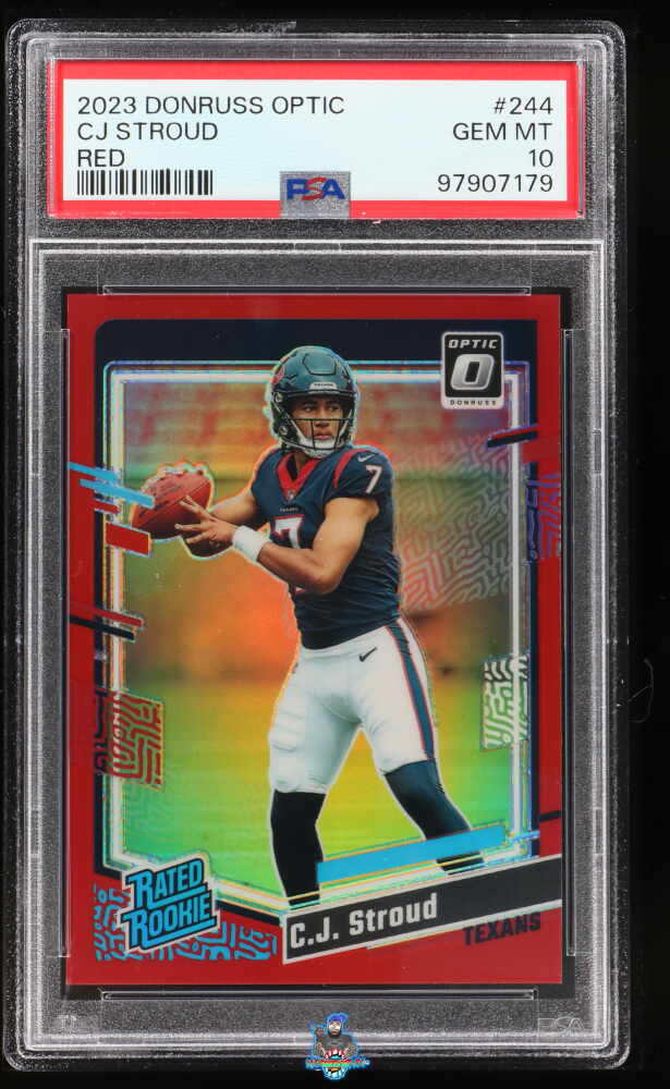 2023 Donruss Optic Rated Rookie Red CJ Stroud #244 /99