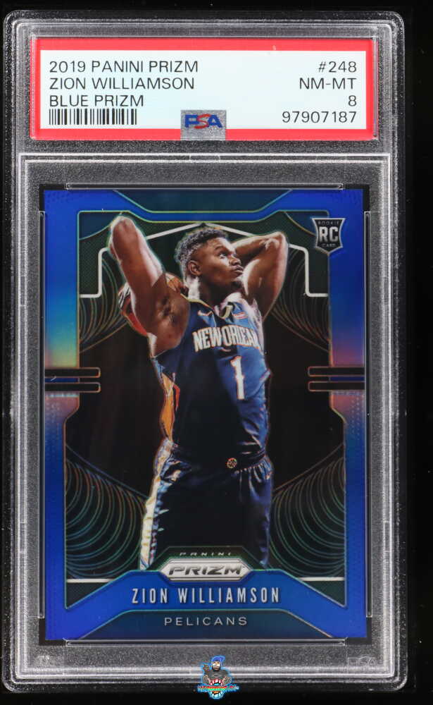 2019 Panini Prizm Blue Prizm Zion Williamson #248 /199